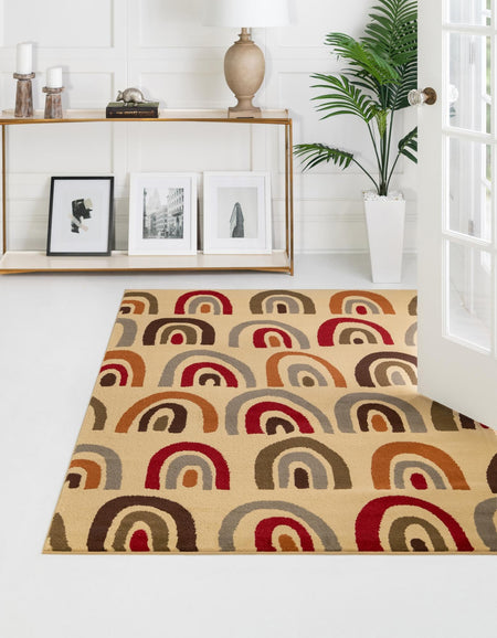 Bistro Lounge Collection Area Rug -  Breve