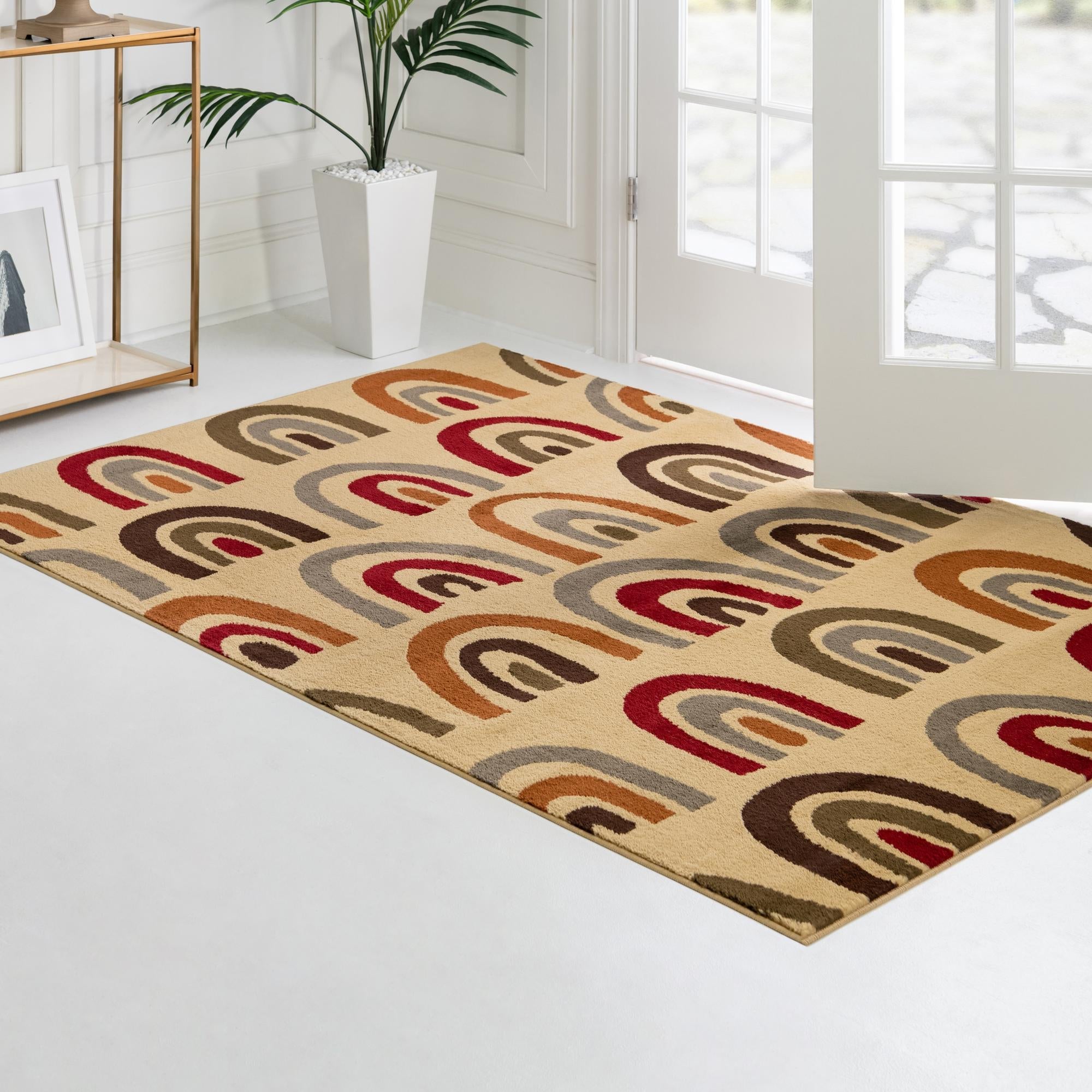 Bistro Lounge Collection Area Rug -  Breve