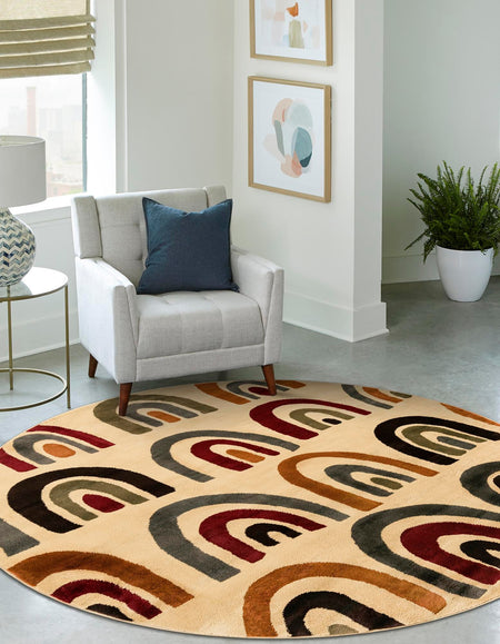 Bistro Lounge Collection Area Rug -  Breve