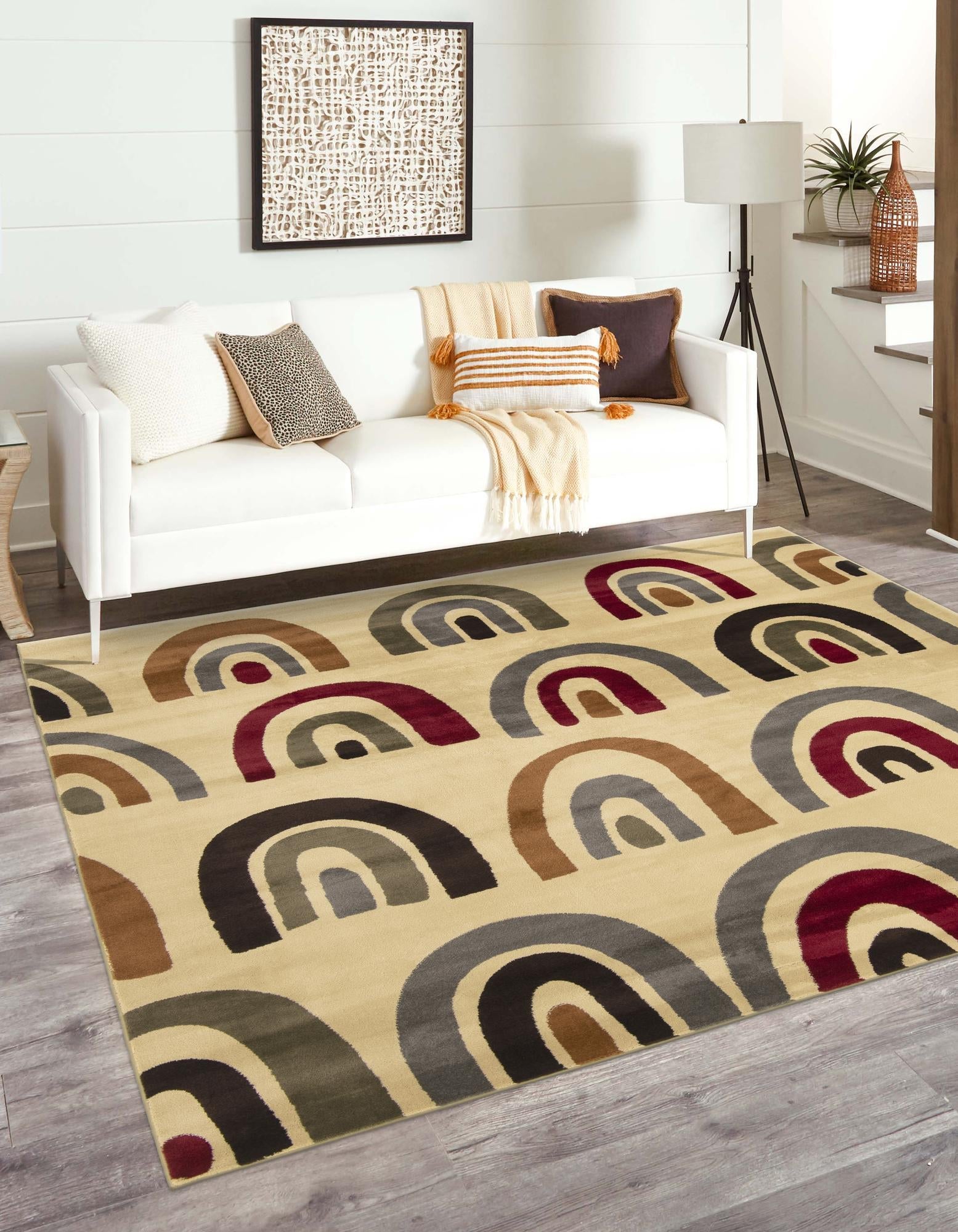 Bistro Lounge Collection Area Rug -  Breve