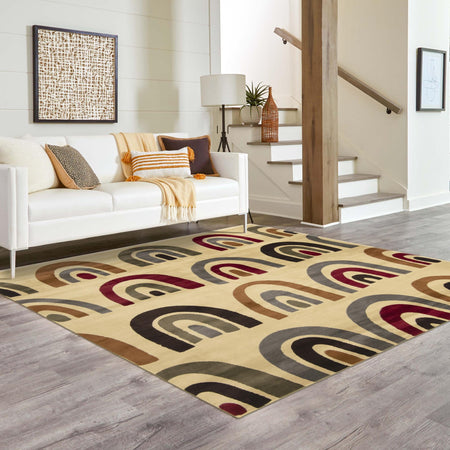 Bistro Lounge Collection Area Rug -  Breve