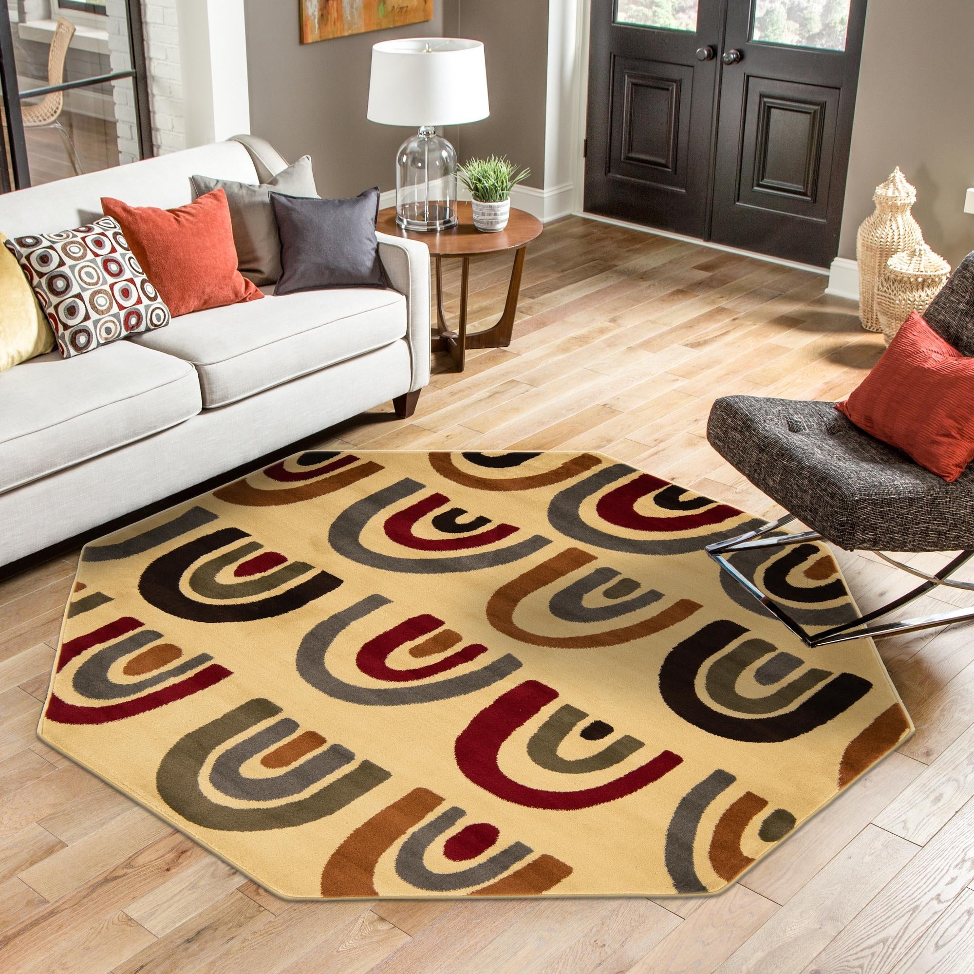 Bistro Lounge Collection Area Rug -  Breve