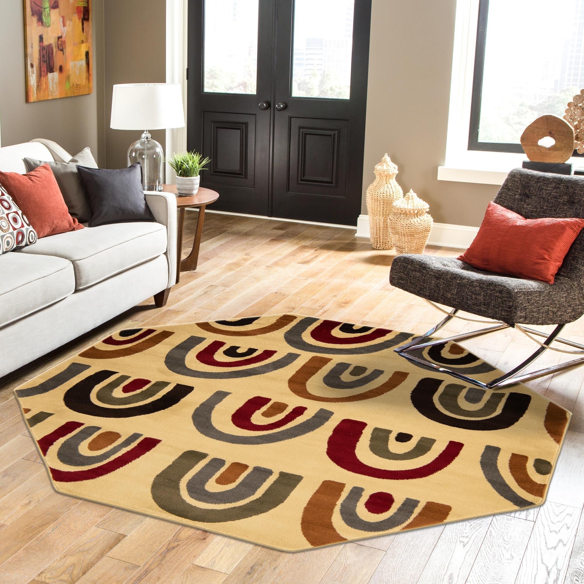 Bistro Lounge Collection Area Rug -  Breve