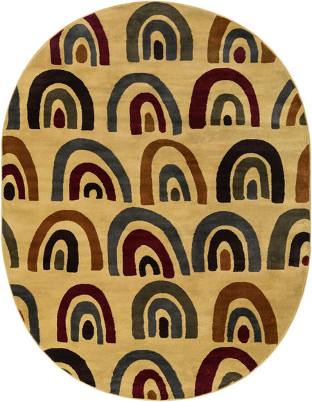 Bistro Lounge Collection Area Rug -  Breve