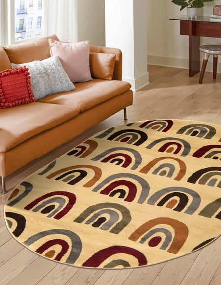 Bistro Lounge Collection Area Rug -  Breve