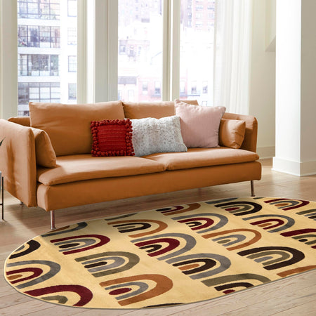 Bistro Lounge Collection Area Rug -  Breve