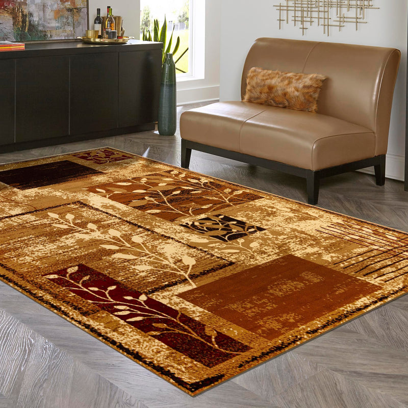 Bistro Lounge Collection Area Rug -  Affogato Rectangle Beige  lifestyle 33