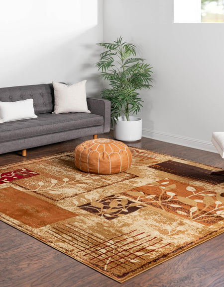 Bistro Lounge Collection Area Rug -  Affogato