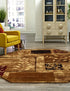 Bistro Lounge Collection Area Rug -  Affogato