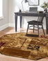 Bistro Lounge Collection Area Rug -  Affogato