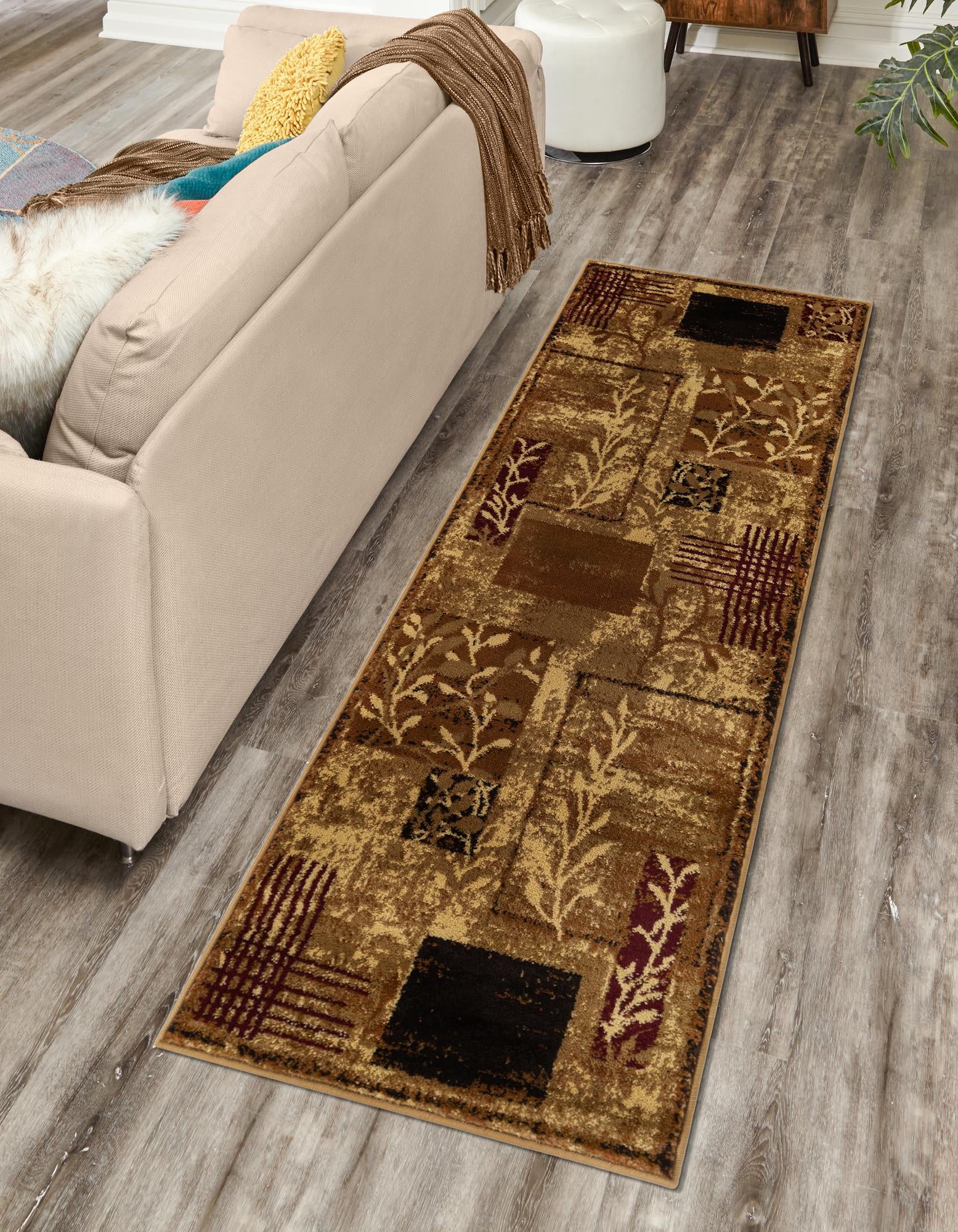 Bistro Lounge Collection Area Rug -  Affogato