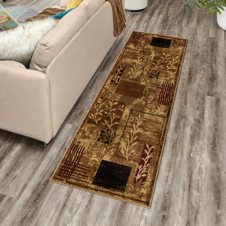 Bistro Lounge Collection Area Rug -  Affogato