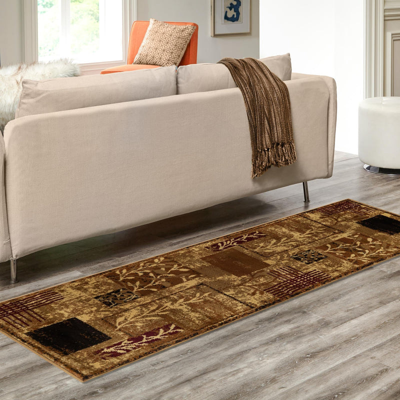 Bistro Lounge Collection Area Rug -  Affogato Runner Beige  lifestyle 164