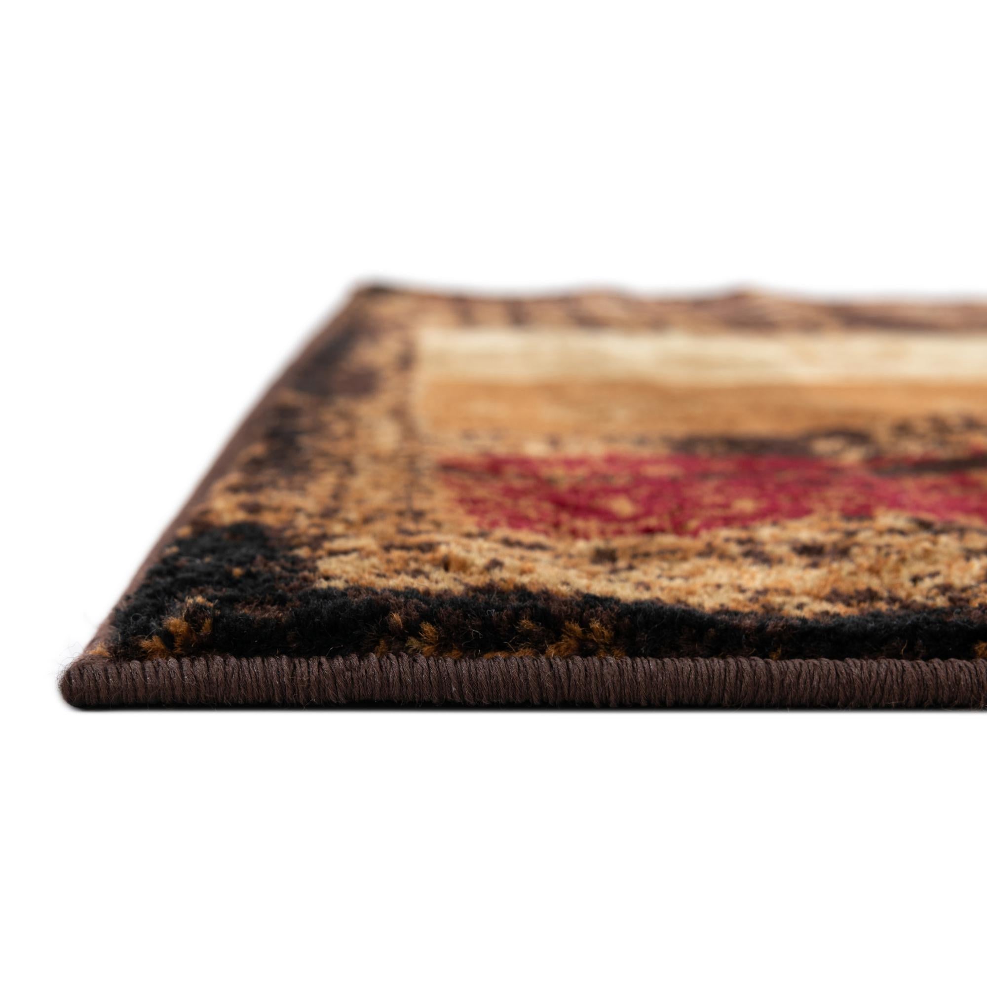 Bistro Lounge Collection Area Rug -  Affogato