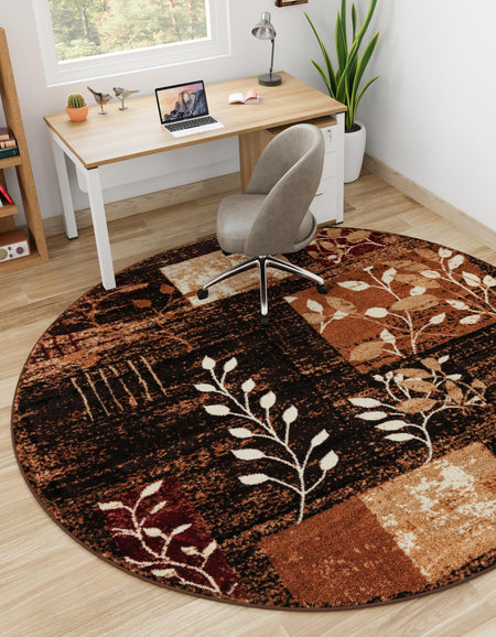 Bistro Lounge Collection Area Rug -  Affogato