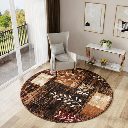 Bistro Lounge Collection Area Rug -  Affogato