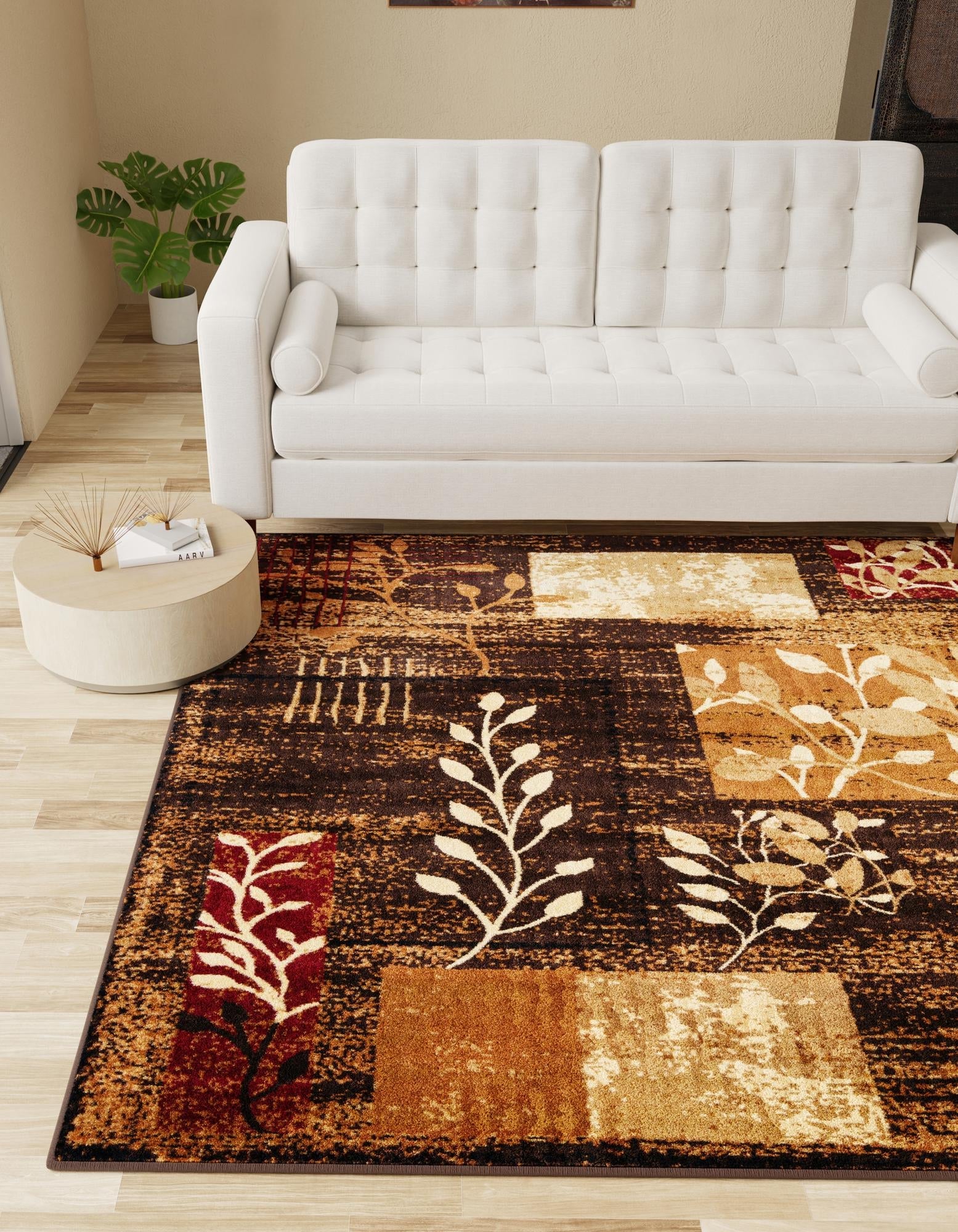 Bistro Lounge Collection Area Rug -  Affogato