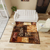 Bistro Lounge Collection Area Rug -  Affogato Square Brown  lifestyle 154