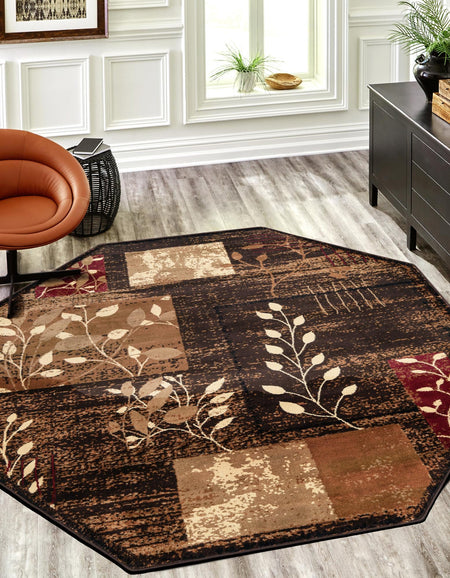 Bistro Lounge Collection Area Rug -  Affogato