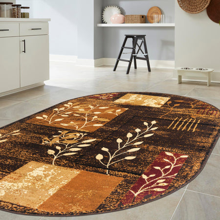 Bistro Lounge Collection Area Rug -  Affogato