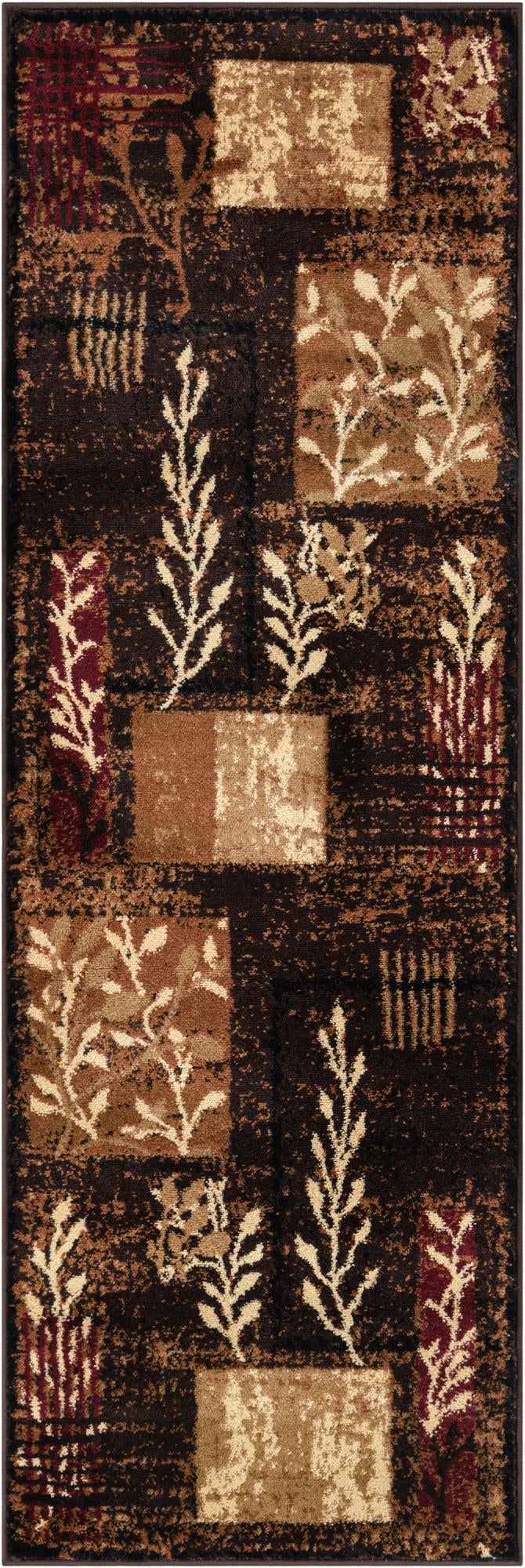 Bistro Lounge Collection Area Rug -  Affogato Runner Brown  lifestyle 34