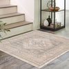 Savannah Series Collection Area Rug -  Augusta (Mink) Square Mink  lifestyle 81