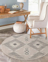 Sierra Sands Collection Area Rug -  Sedona Round Sandy Beige  lifestyle 14