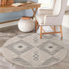 Sierra Sands Collection Area Rug -  Sedona Round Sandy Beige  lifestyle 42