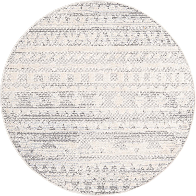 Sierra Sands Collection Area Rug -  Sahara Round Sandy Beige  lifestyle 14