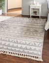 Sierra Sands Collection Area Rug -  Sahara Square Sandy Beige  lifestyle 19