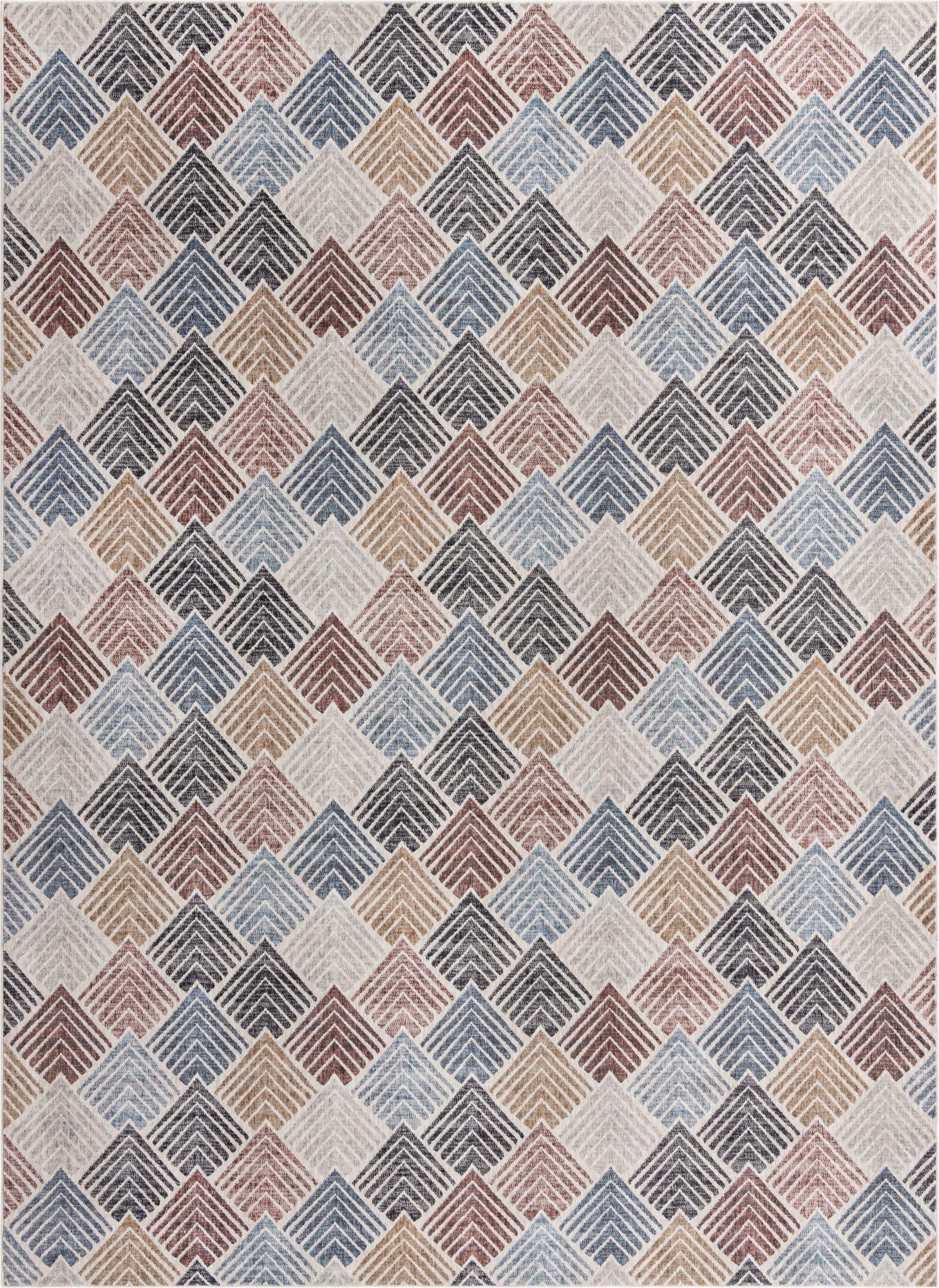 Geo Garden Lattice Collection Area Rug -  Casablanca