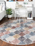 Geo Garden Lattice Collection Area Rug -  Casablanca