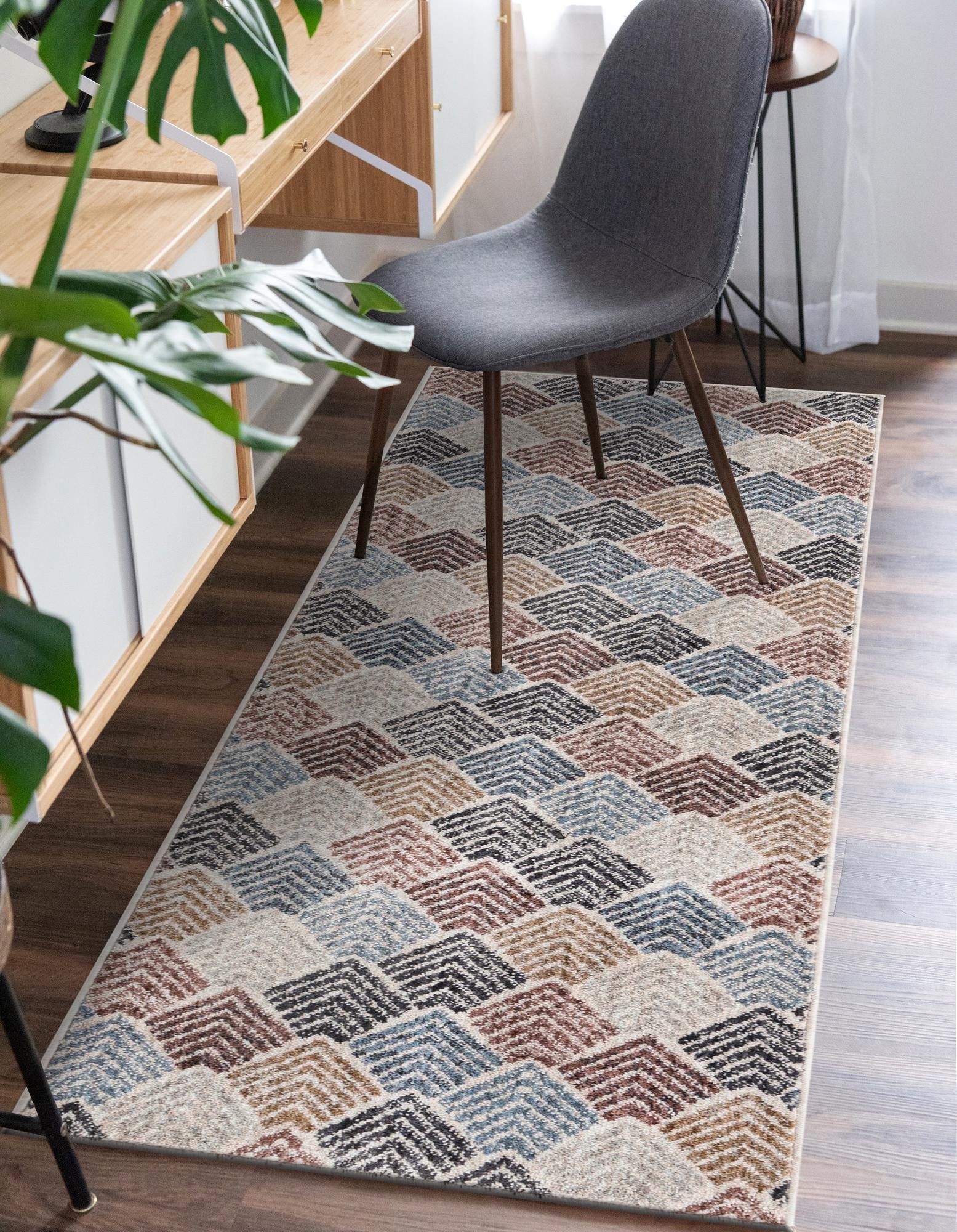 Geo Garden Lattice Collection Area Rug -  Casablanca