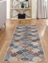 Geo Garden Lattice Collection Area Rug -  Casablanca