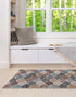 Geo Garden Lattice Collection Area Rug -  Casablanca