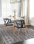 Geo Garden Lattice Collection Area Rug -  Casablanca