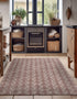 Geo Garden Lattice Collection Area Rug -  Casablanca