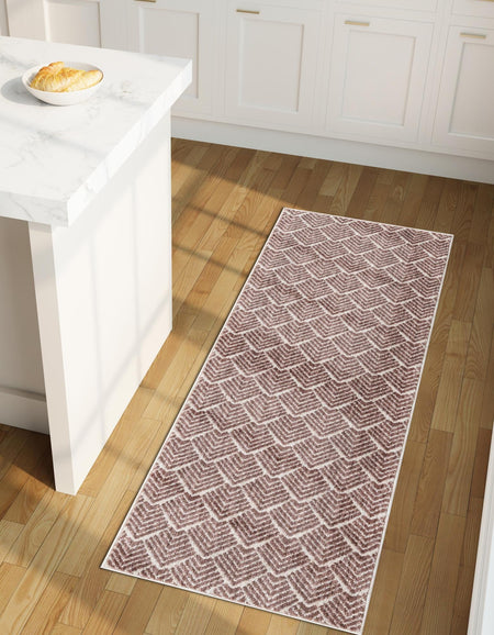 Geo Garden Lattice Collection Area Rug -  Casablanca