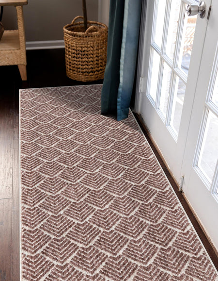 Geo Garden Lattice Collection Area Rug -  Casablanca