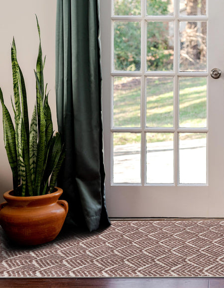 Geo Garden Lattice Collection Area Rug -  Casablanca