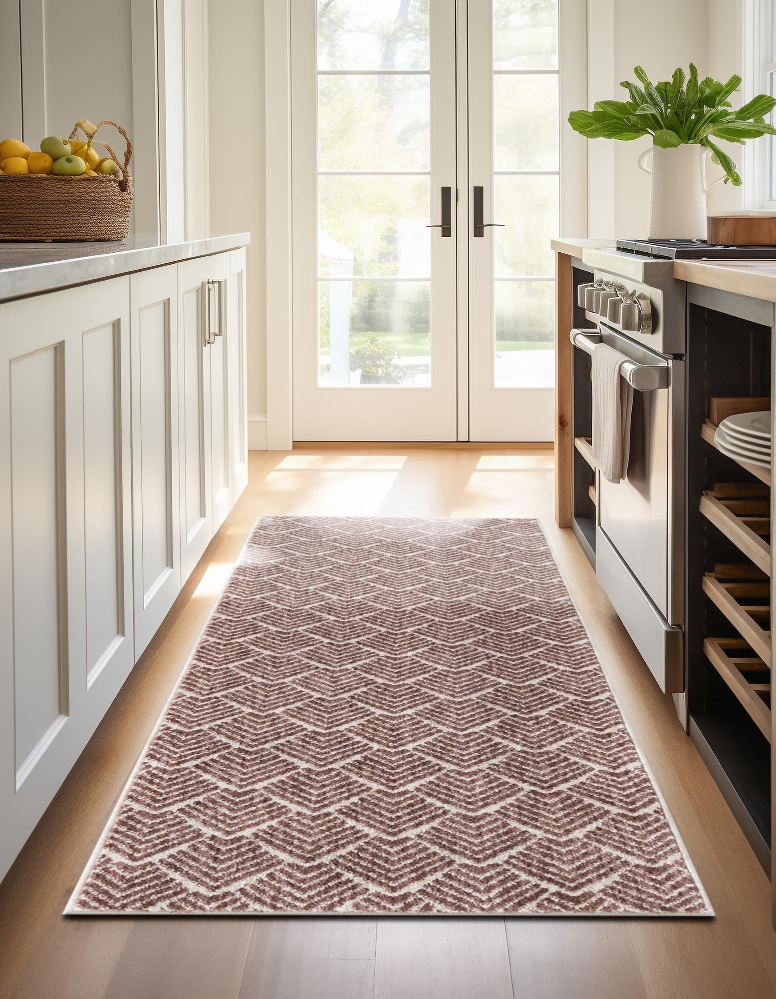 Geo Garden Lattice Collection Area Rug -  Casablanca