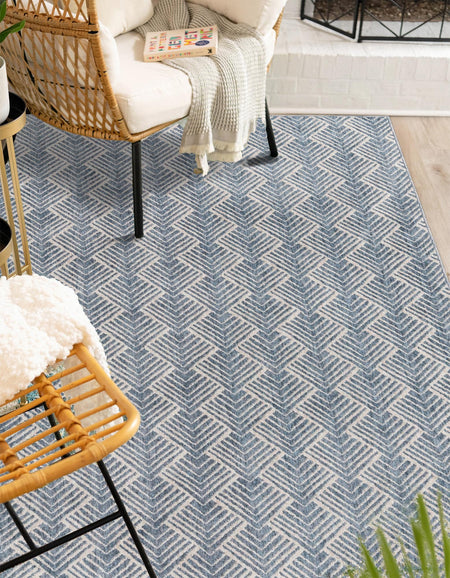 Geo Garden Lattice Collection Area Rug -  Casablanca