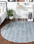 Geo Garden Lattice Collection Area Rug -  Casablanca