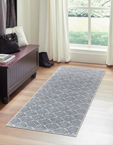 Geo Garden Lattice Collection Area Rug -  Casablanca