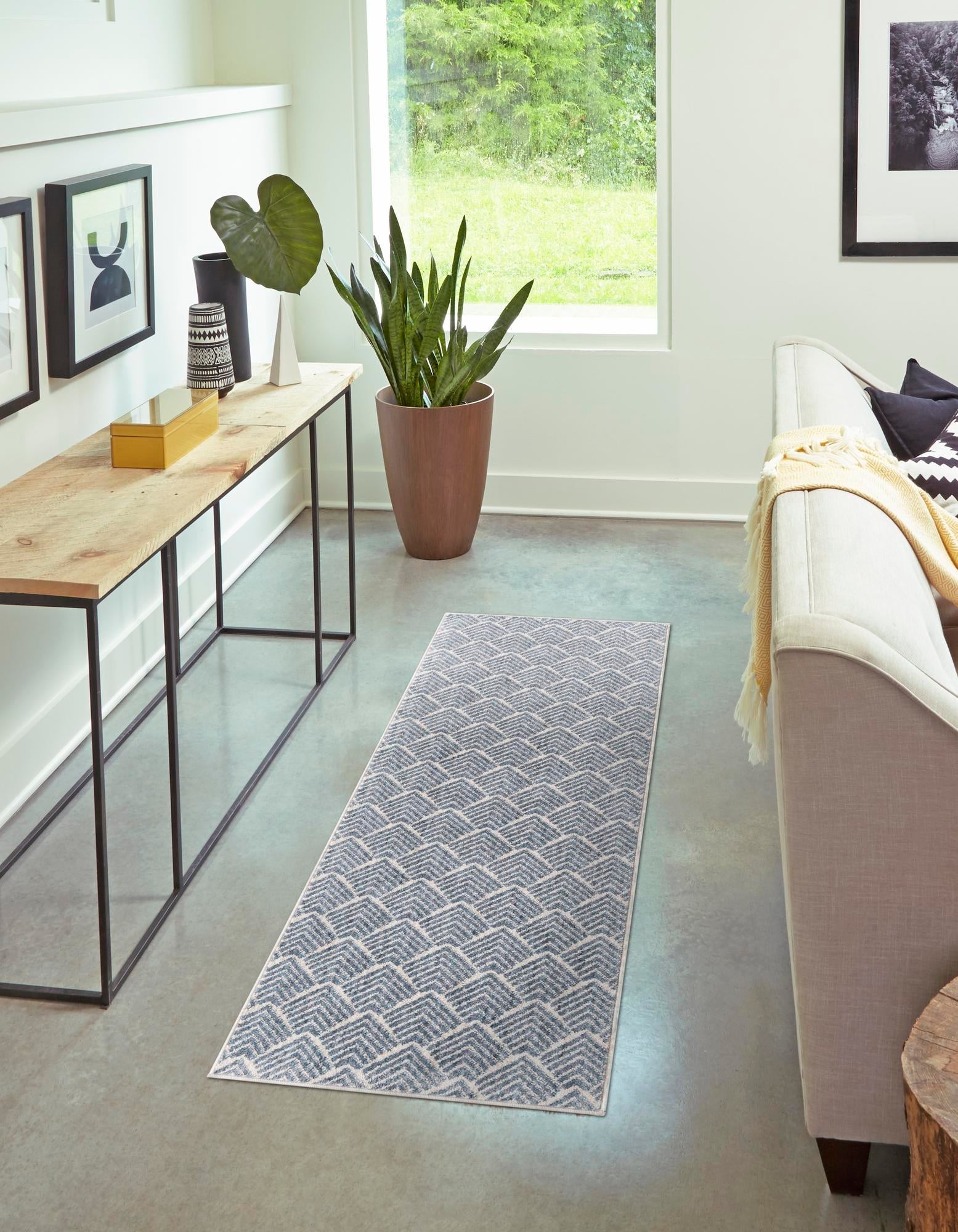 Geo Garden Lattice Collection Area Rug -  Casablanca