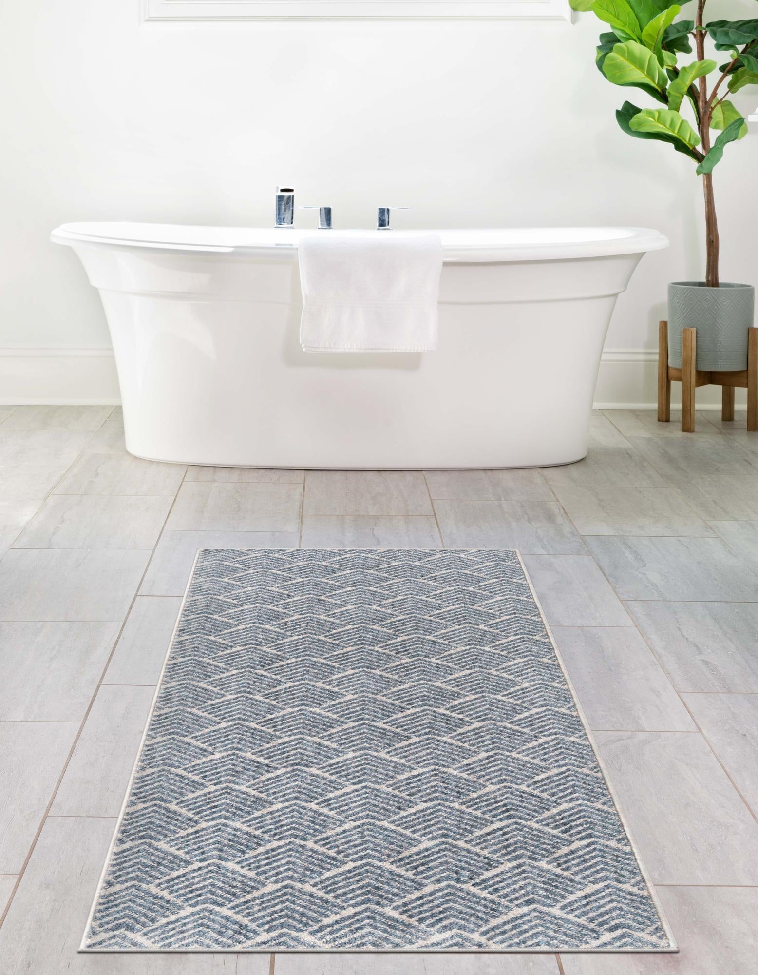 Geo Garden Lattice Collection Area Rug -  Casablanca