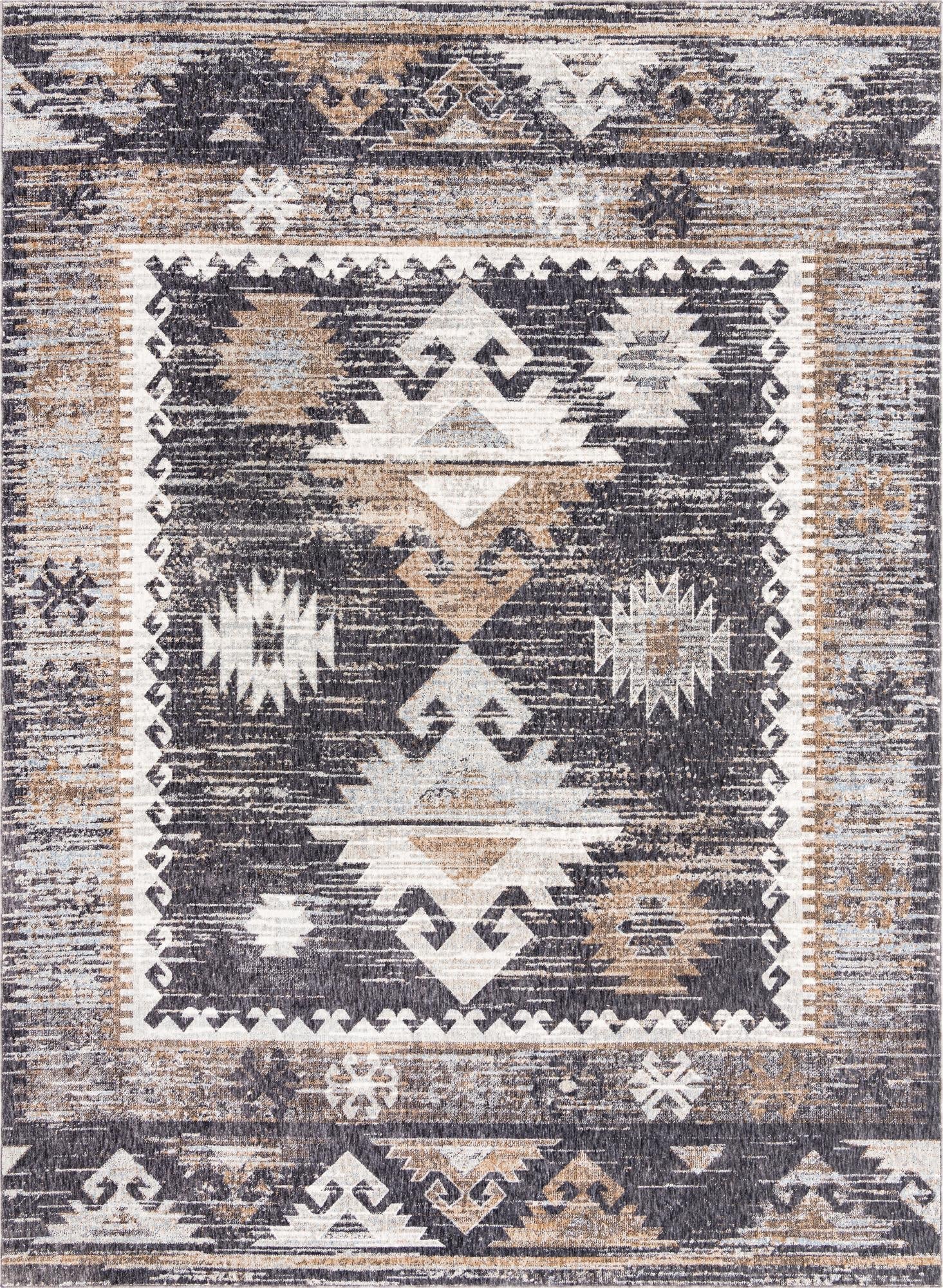 Desert Modern Eco Rug Series Collection Area Rug -  Mojave