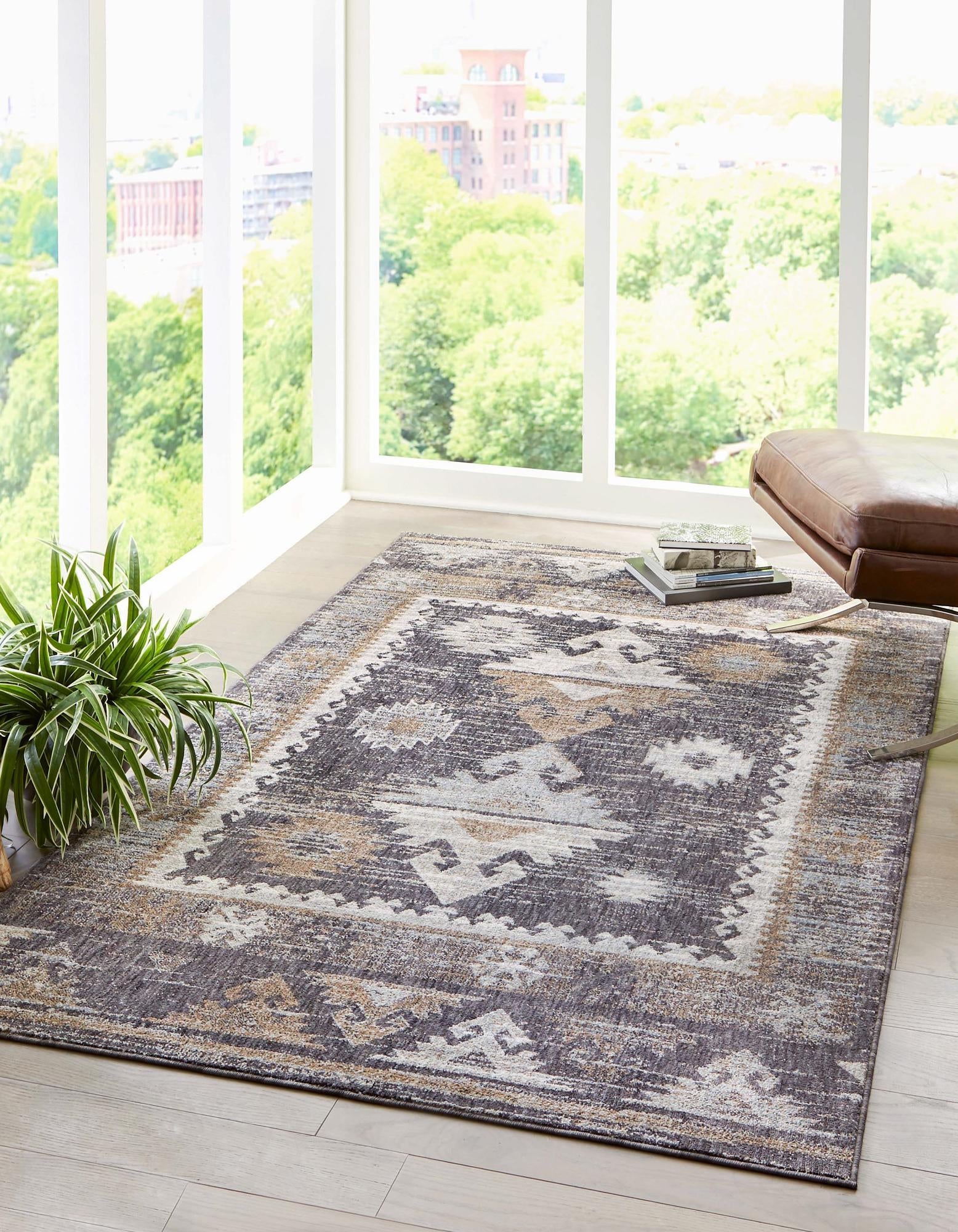 Desert Modern Eco Rug Series Collection Area Rug -  Mojave