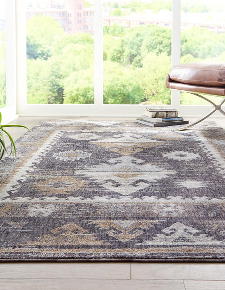 Desert Modern Eco Rug Series Collection Area Rug -  Mojave