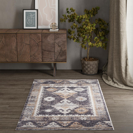 Desert Modern Eco Rug Series Collection Area Rug -  Mojave